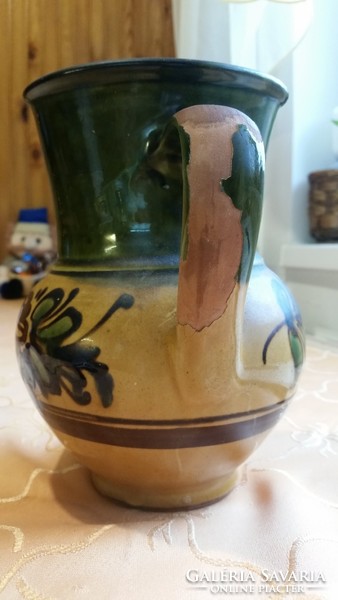 Hand-painted, juried, glazed ceramic jug, jug for sale!