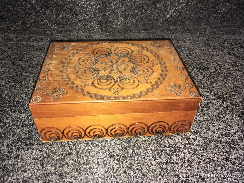 Antique wooden box