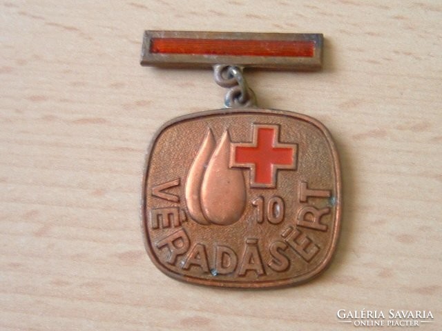 For blood donation 10. Badge