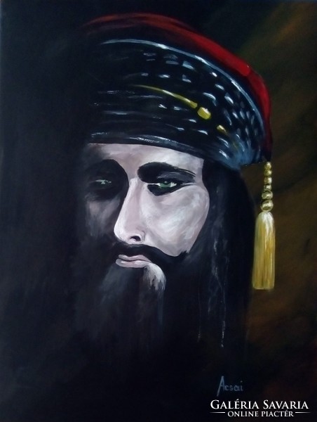 A Maláj Tigris című festmény  - portré