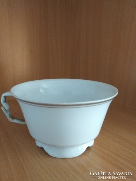 Cseh Porcelán csésze  - antik aranyszélű