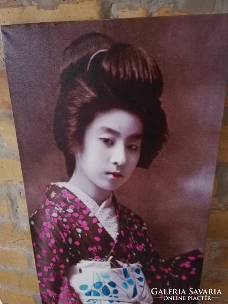 Japanese geisha decor picture print