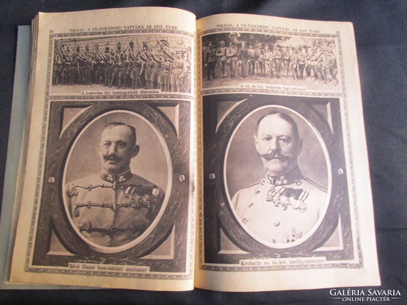 1917 VILÁGHÁBORÚ NAPTÁR IV. KÁROLY ZITA KIRÁLYNÉ TOLNA RENGETEG NEM ISMERT KÉP