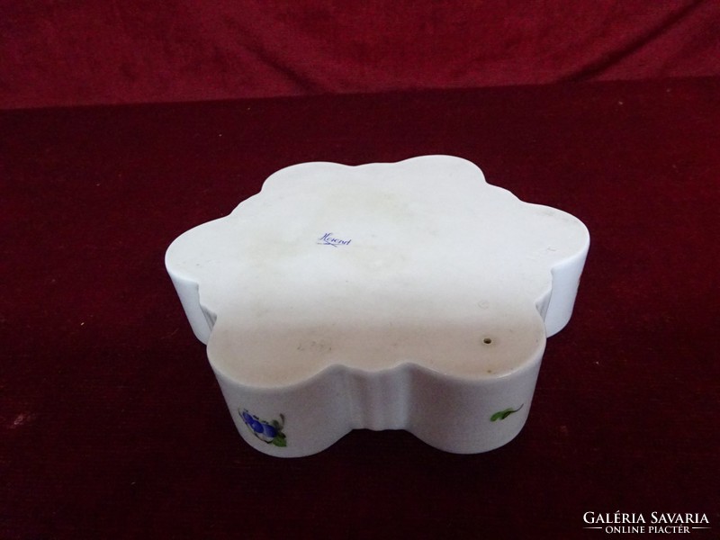 Herend porcelain ashtray with flower pattern, diameter 14.5 cm. He has!