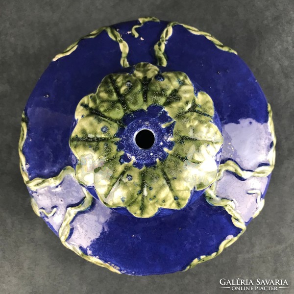 Faience lampshade
