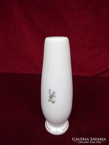 Aquincum porcelain vase, 19 cm high, with a picture of Hévíz. He has!