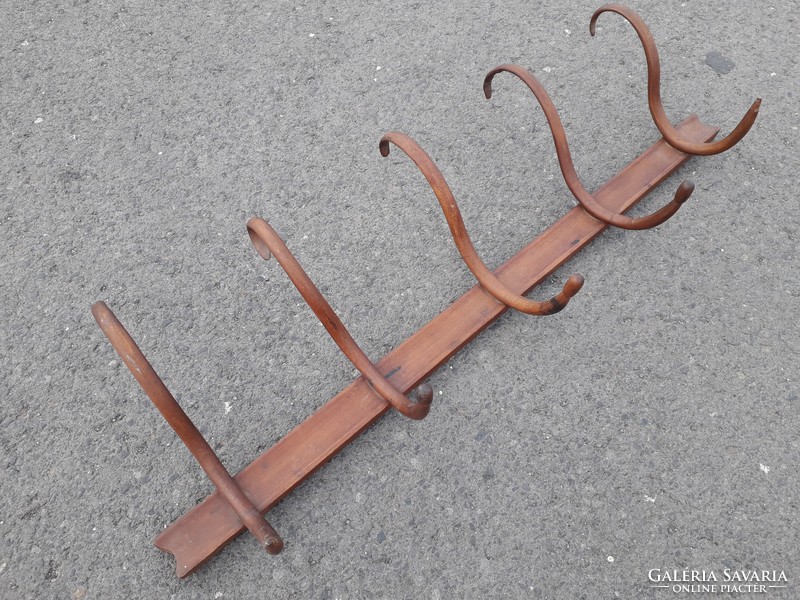 It's worth taking now!!!! Extra large size! 120 cm long antique thonet five-pronged wall hanger, good price!