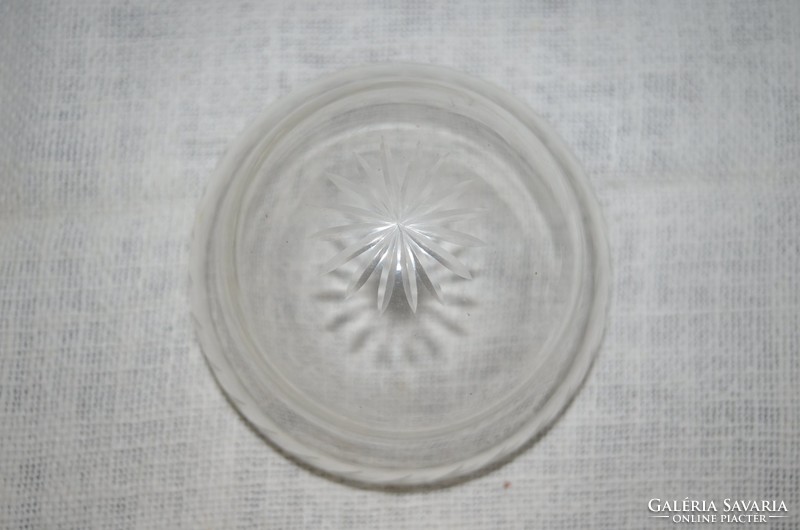 Csiszolt üveg betét kínálóhoz ( kisebb méretű )  ( DBZ 0049 )