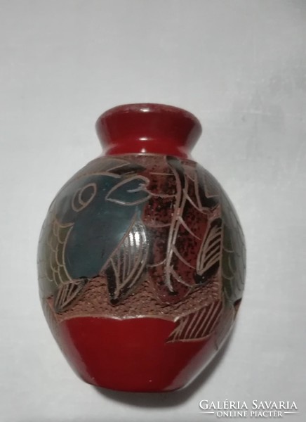 Fish ceramic vase, 8 cm
