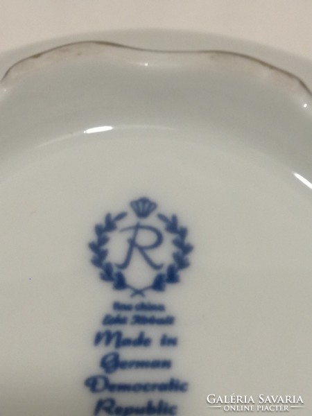 Reichenbach 2 db porcelán bonbonier és kínáló