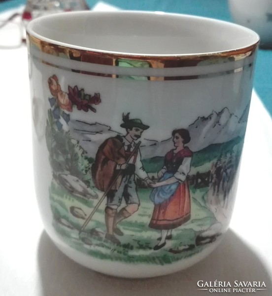 Moldaublick emlék,  csehszlovák  porcelán csésze