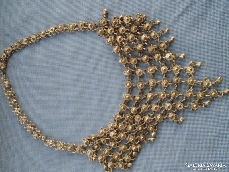 Tibetan silver collier wonderful Indian handwork 116.5 grams