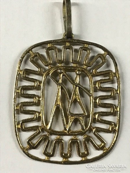 Retro pendant in gold-plated version, Képcsarnok Company