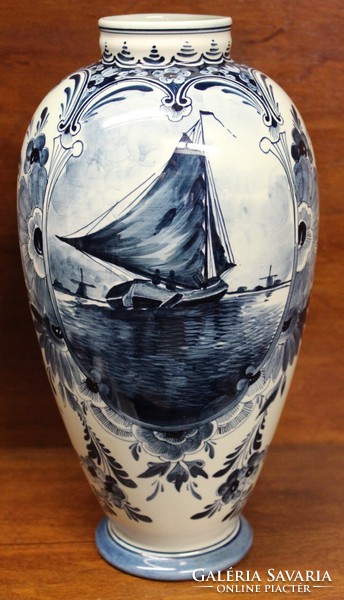  Antik Delft fajansz váza