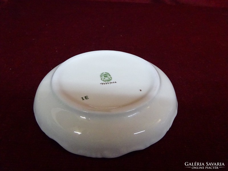 Zsolnay porcelain butterfly pattern round table centerpiece, diameter 12 cm. He has!