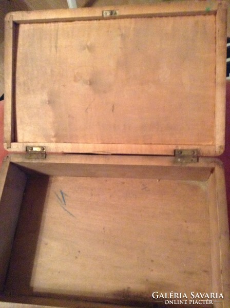 Antik intarziás doboz