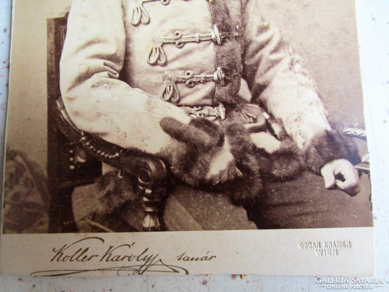 King Franz Joseph Emperor original labeled photo 1889 photo Habsburg Kuk Austro-Hungarian Monarchy