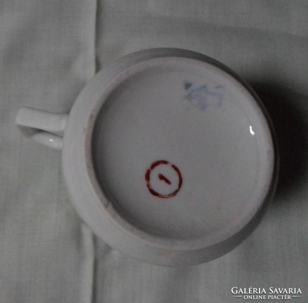 Zsolnay porcelain, forget-me-not (tea) mug (blue flower)