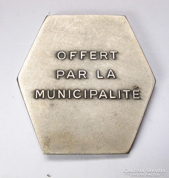 Choisy-le-Roi önkormányzati plakett.