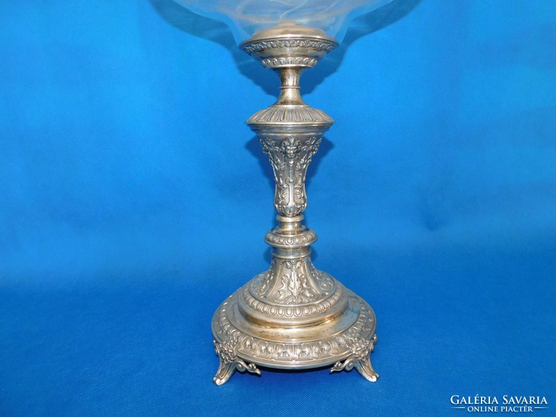 Silver glass with dispenser 721 g