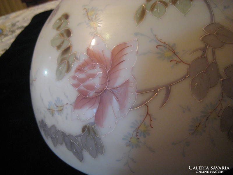 Chandelier - chandelier lamp shade, hand painted very beautiful object 33 x 19 cm,