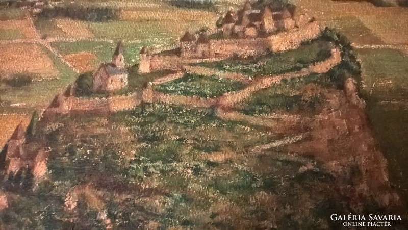 (K) old castle painting