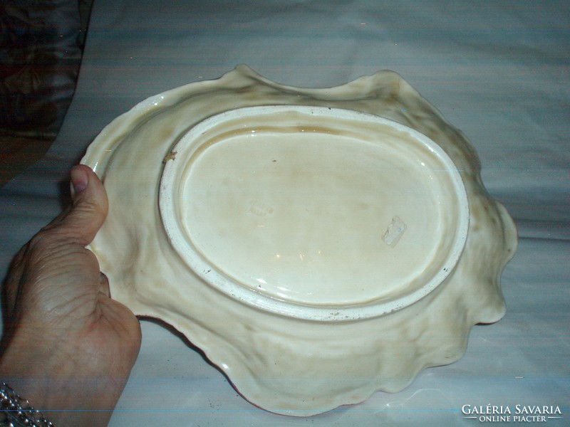 Antique schütz cilli ceramic serving bowl