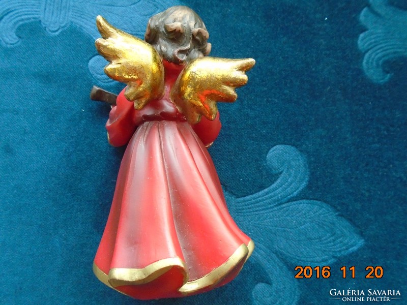 Kézzel festett Zenélő angyal