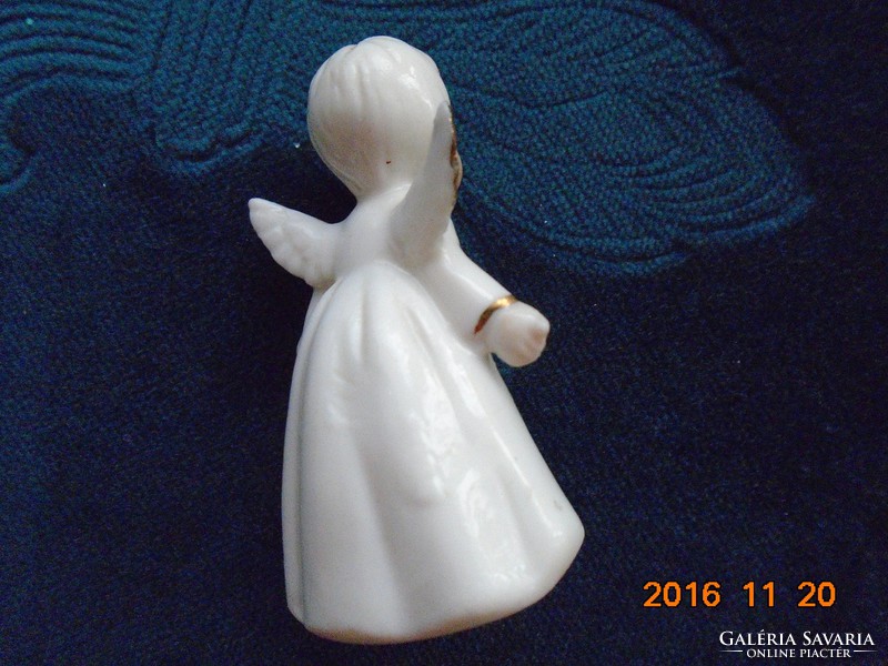 Hand-painted angel, small porcelain figure