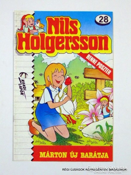 1990 szeptember  /  NILS HOLGERSSON  /  Régi ÚJSÁGOK KÉPREGÉNYEK MAGAZINOK Szs.:  11725