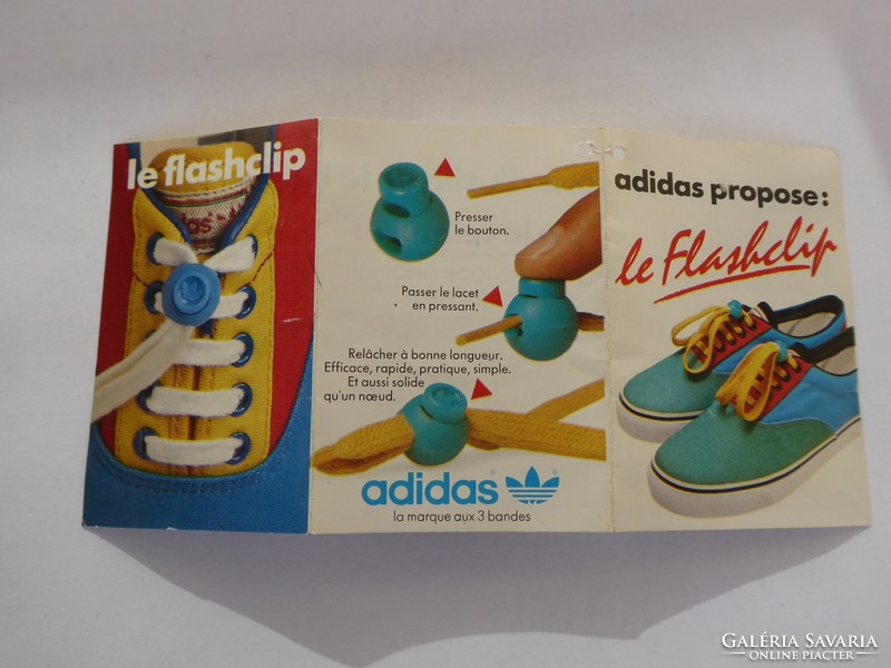 Retro Adidas cipő kiegészítő 80-s évekből Új állapot