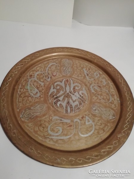 Tin lined copper ornament tray