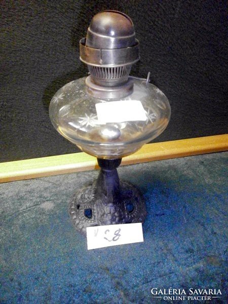 V28 szecessziós petróüleum lámpa