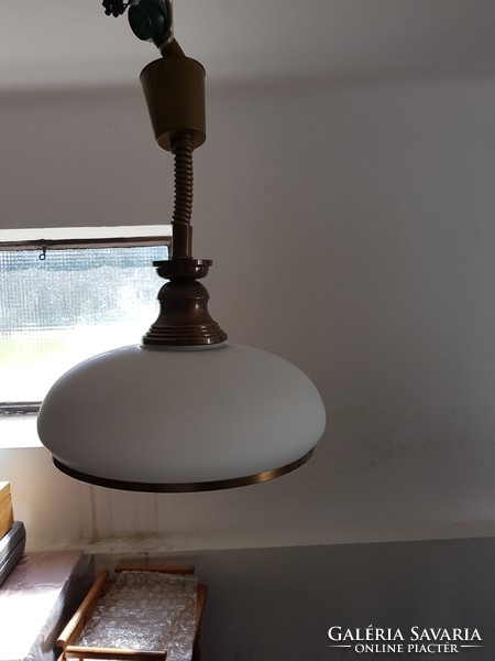 Kolarz ceiling, pull-down, single-branch chandelier