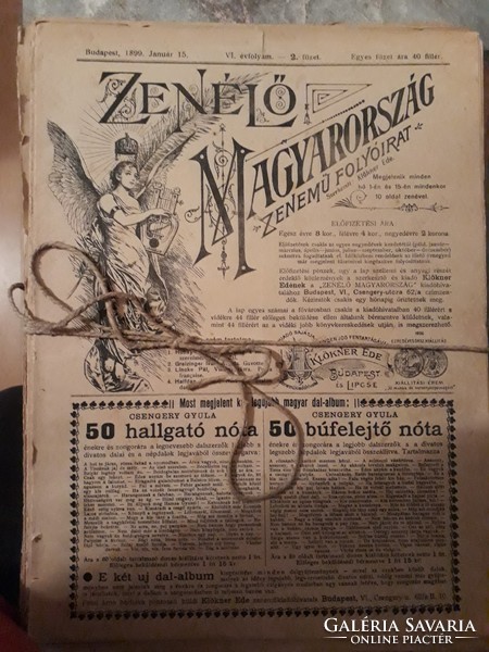 Musician Hungary newspapers 1899-1901