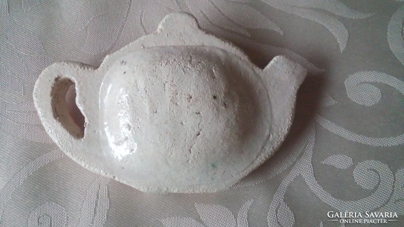 Floral tea filter ceramic holder