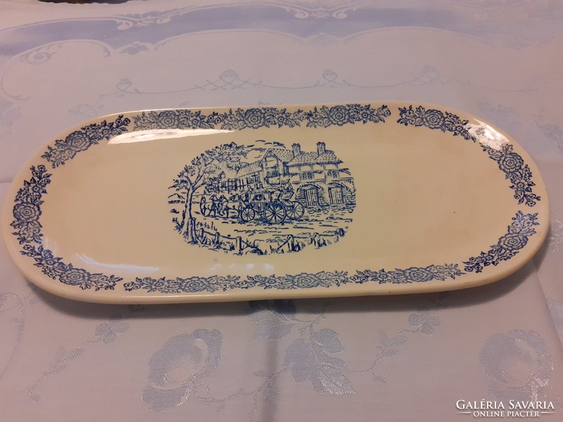 English faience steak dish