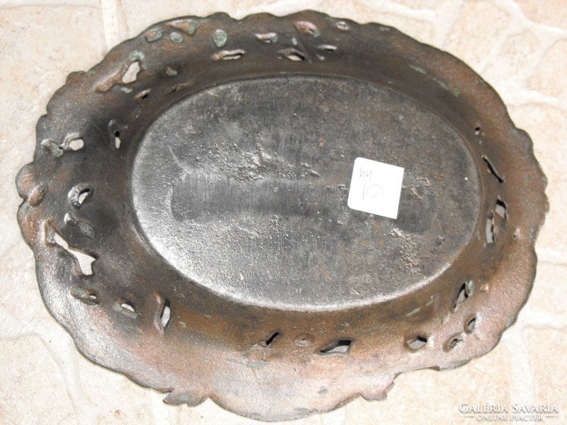 Vasöntöde Ganz és TSa 1850 Eredeti öntöttvas Dísz tál tányér névjegytartó dísztál  gyűjteményből