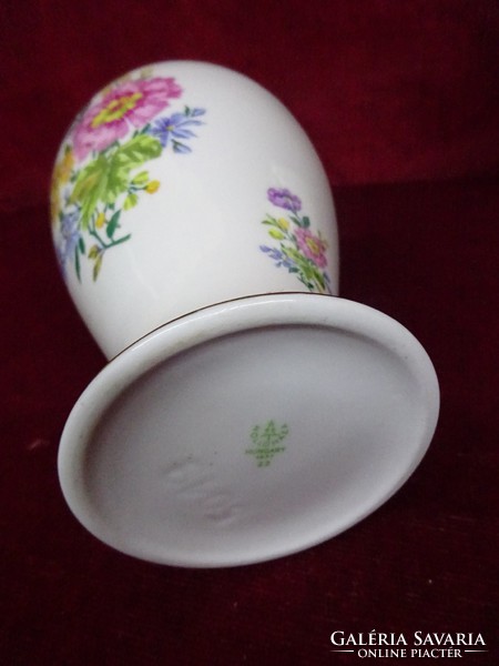 Hollóház porcelain vase with a beautiful floral pattern. 24 cm high. He has!