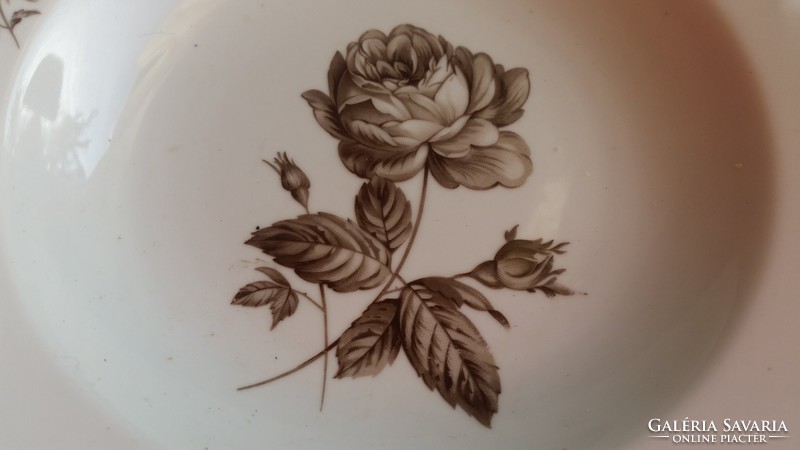 Kahla  porcelán, fekete rózsás tányér eladó!