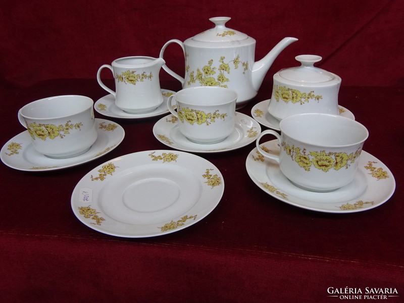 Lowland porcelain tea set for 3 people. He has!