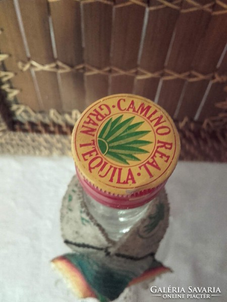 Gran Tequila - Camino Real eredeti mexikói tequila üveg sombreróban - ital sajnos nincs benne
