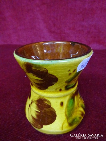 Glazed tile mini jug, 7.6 cm high. He has!