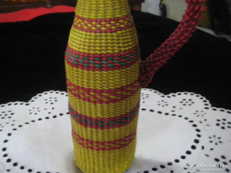 Wicker glass from the 50's and 60's
