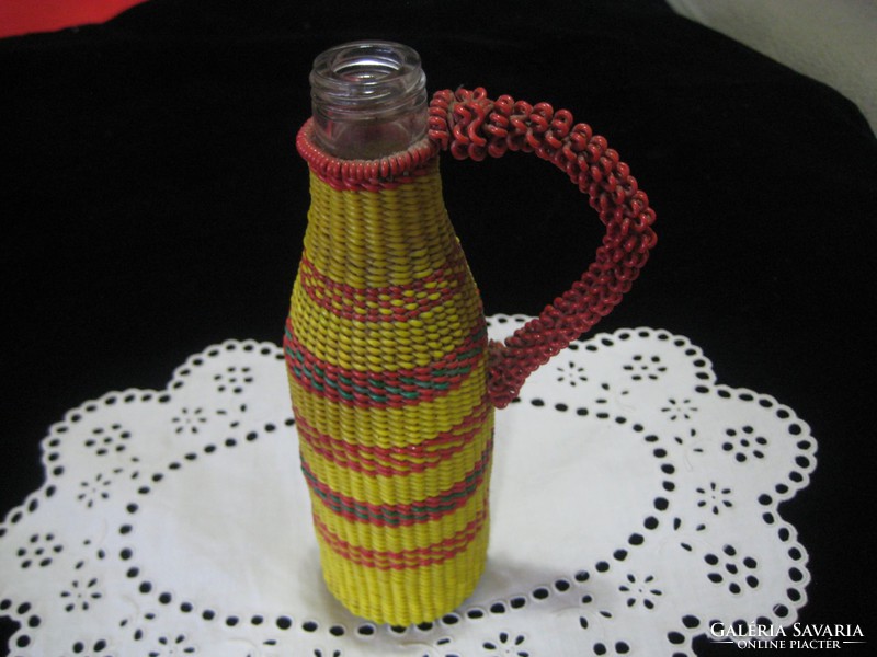 Wicker glass from the 50's and 60's
