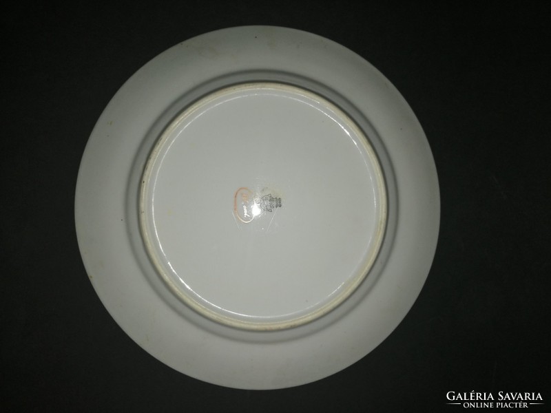 Zsolnay rare pattern, tomato or firebird, pheasant bowl plate - ep