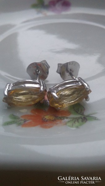 925 Lemon Earrings