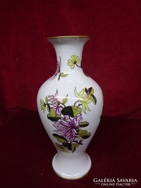 Hollóházi porcelán váza, gyönyörű mintával, 36 cm magas. Vanneki!