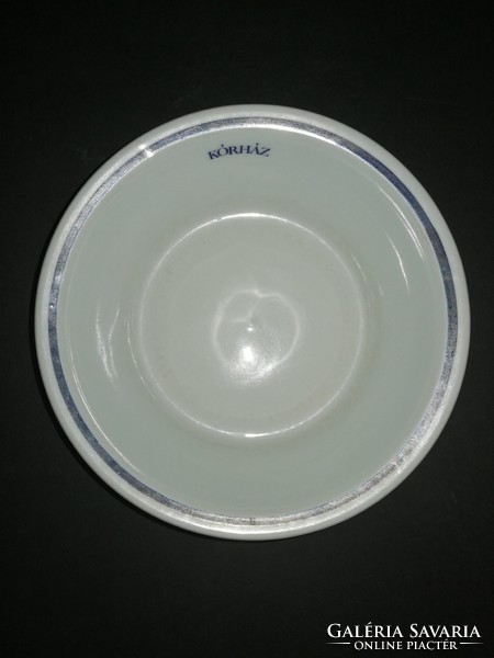 Alföldi retro porcelain plate with hospital inscription - ep