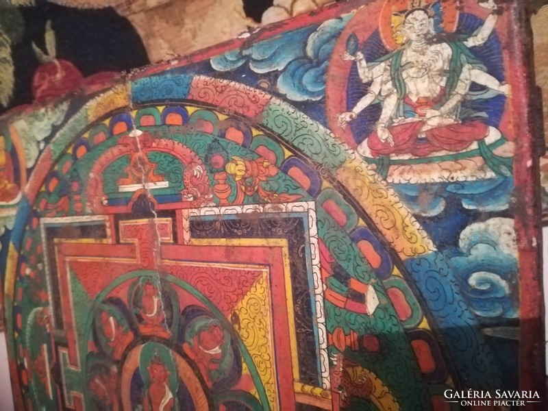 Tibeti Amithaba mandala , vallásos kép, festmény